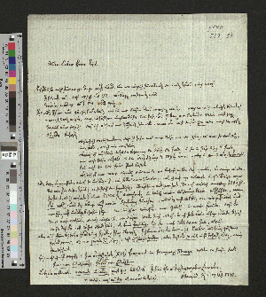 Vorschaubild von Brief an Herrn Reich