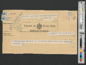 Vorschaubild von Telegramm an Werner von Melle