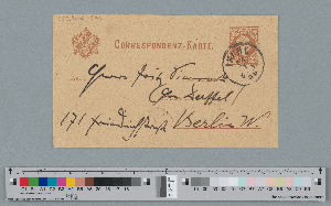Vorschaubild von Brief an Fritz Simrock und Alfred Dörffel