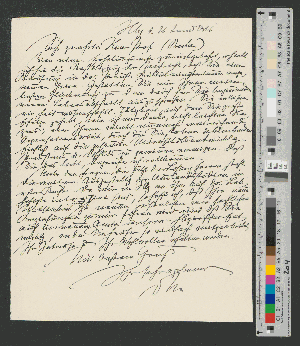 Vorschaubild von Brief an Carl Heinrich Becker