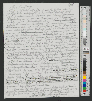 Vorschaubild von Briefentwurf an Marguerite von Bismarck