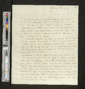 Vorschaubild von Brief an Charles de Villers
