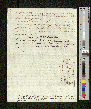 Vorschaubild von Brief an Johann Friedrich von Schletzer