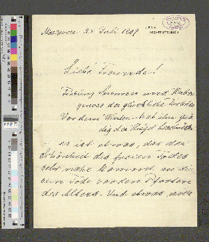 Vorschaubild von Brief an Ida und Richard Dehmel