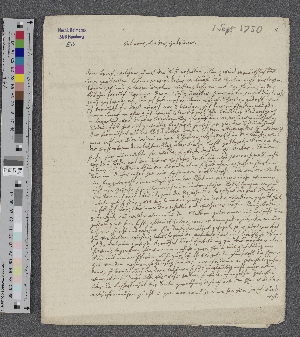 Vorschaubild von Brief an Johann Albert Heinrich Reimarus