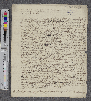 Vorschaubild von Brief an Johann Albert Heinrich Reimarus