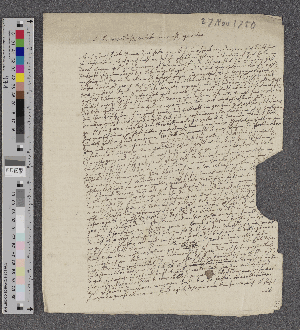 Vorschaubild von Brief an Johann Albert Heinrich Reimarus