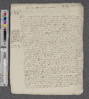 Vorschaubild von Brief an Johann Albert Heinrich Reimarus