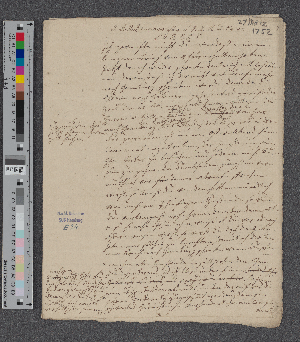 Vorschaubild von Brief an Johann Albert Heinrich Reimarus