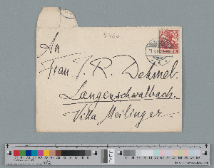 Vorschaubild von Briefumschlag an Ida Dehmel