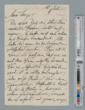 Vorschaubild von Brief an Ida Dehmel