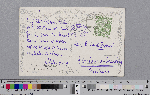 Vorschaubild von Postkarte an Ida Dehmel