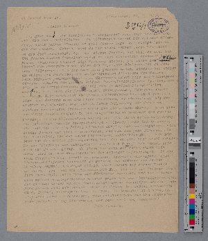 Vorschaubild von Brief an Konrad Ansorge