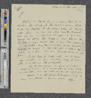 Vorschaubild von Brief an Friedrich Ludwig Schmidt