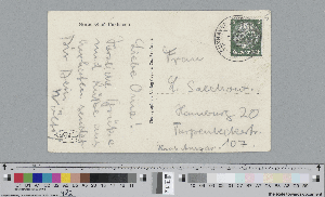 Vorschaubild von Postkarte an Luise Anna Catharina Salchow
