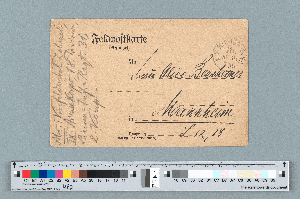 Vorschaubild von Postkarte an Alice Bensheimer