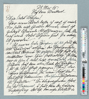 Vorschaubild von Brief an Alice Bensheimer