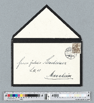 Vorschaubild von Brief an Julius Bensheimer
