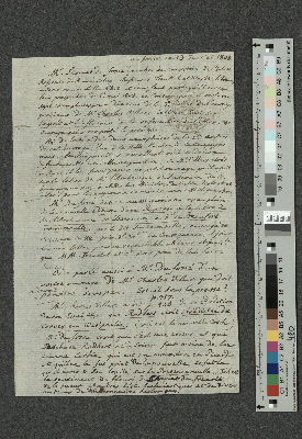 Vorschaubild von Brief an Treuttel et Würtz