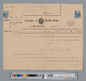 Vorschaubild von Telegramm an Richard Dehmel