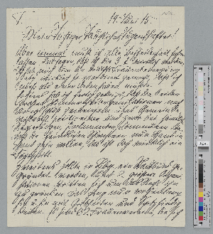 Vorschaubild von Brief an Richard Dehmel