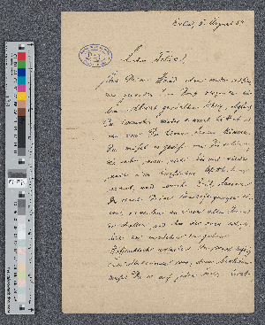 Vorschaubild von Brief an Felix Dauss