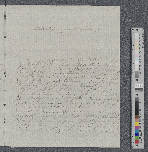 Vorschaubild von Brief an August Adolph Friedrich Hennings