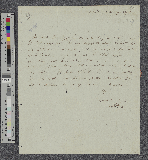 Vorschaubild von Brief an Friedrich Ludwig Schmidt