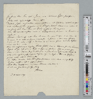 Vorschaubild von Brief an Johann Gessner