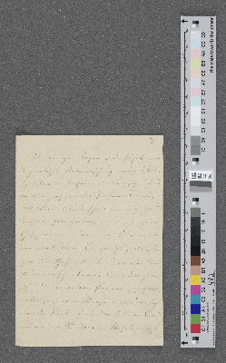 Vorschaubild von Auszug aus einem Brief an Henriette von Wolzogen
