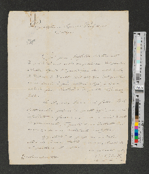 Vorschaubild von Brief an [Wilhelm Popp]