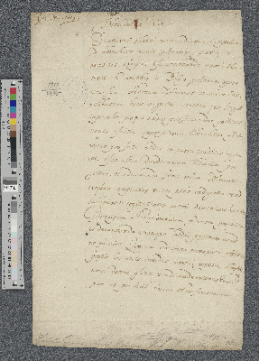 Vorschaubild von Brief an Constantijn Huygens