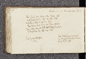 Vorschaubild von Joh. John. – Incipit: Sei ein Freund von allen. – Hamburg, 18.04.1794