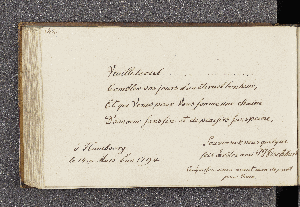 Vorschaubild von P[eter] J[akob] Fischbach. – Incipit: Veuille le ciel. – Hamburg, 14.03.1794