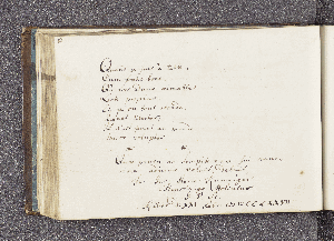 Vorschaubild von Jo[hann] Jac[ob] Herm[ann] Kunniger. – Incipit: Quand je suis à table, Cum fratre bono, Qu'avec Dame aimable Laete propino. – Kiel, 21.02.1777