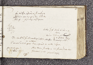 Vorschaubild von D. R. Dinklage. – Incipit: De tous les sentiments. – Kopenhagen, 27.06.1776