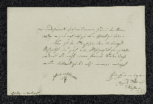 Vorschaubild von C... A... Olfers. – Heidelberg, 30.08.1808