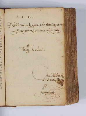 Vorschaubild von Otto Dux Bruns et Luneb. – Incipit: Nobile vincendi genus est patientia vincit. – Straßburg, 1591