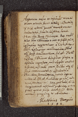 Vorschaubild von Matthias Beegius. – Incipit: Asperam nobis et insuavem virtutem viam nimia facit vitiorum consuetudo. – [Ingolstadt], 1592