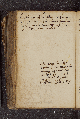 Vorschaubild von Corfitius Ruth DAVIUS. – Incipit: Amicitia non est utendum ut floribus. – Straßburg, 1591