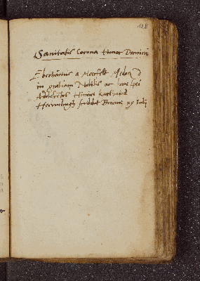 Vorschaubild von Eberhardus a Meerfeldt. – Incipit: Sanitatis corona timor Domini. – Bremen, 27.07.[1587]