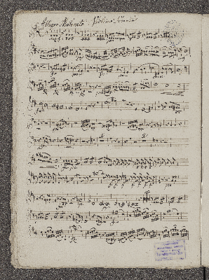 Vorschaubild von Allegro Moderato Violino Secondo