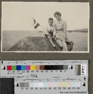 Vorschaubild von Wolfgang und Hertha Borchert auf einem Felsen