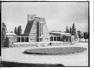 Vorschaubild von Krematorium Ohlsdorf (Hamburg-Ohlsdorf): Gebäude-Ansicht : Modell