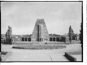 Vorschaubild von Krematorium Ohlsdorf (Hamburg-Ohlsdorf): Gebäude-Ansicht : Modell