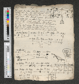 Vorschaubild von XIV, IV [Mathematische Berechnungen, auf Predigttexten]