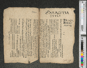 Vorschaubild von XIII Exercitia styli. Progymnasmata