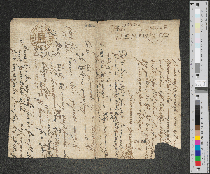 Vorschaubild von [Fragment eines Briefs und Notizen über Geldsendungen, u. a. aus dem Jahr 1610]