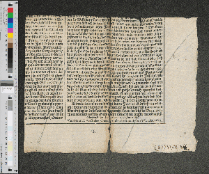 Vorschaubild von [Makuliertes Fragment eines Blatts aus einem niederländischen Druck]