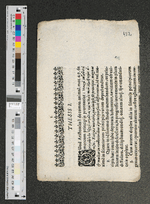 Vorschaubild von [Fragment eines Blatts aus der Disputation "De probationibus eminentibus"]